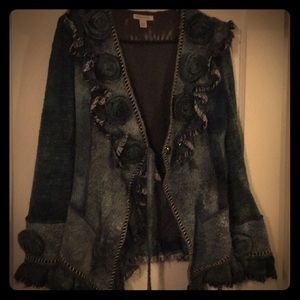 Boston Proper wrap sweater coat